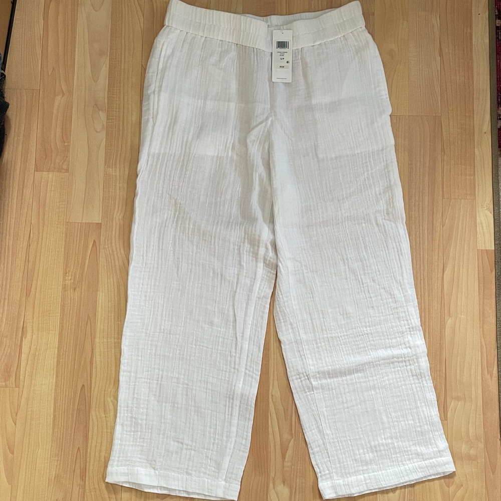 Eileen Fisher cotton gauze pants - size S